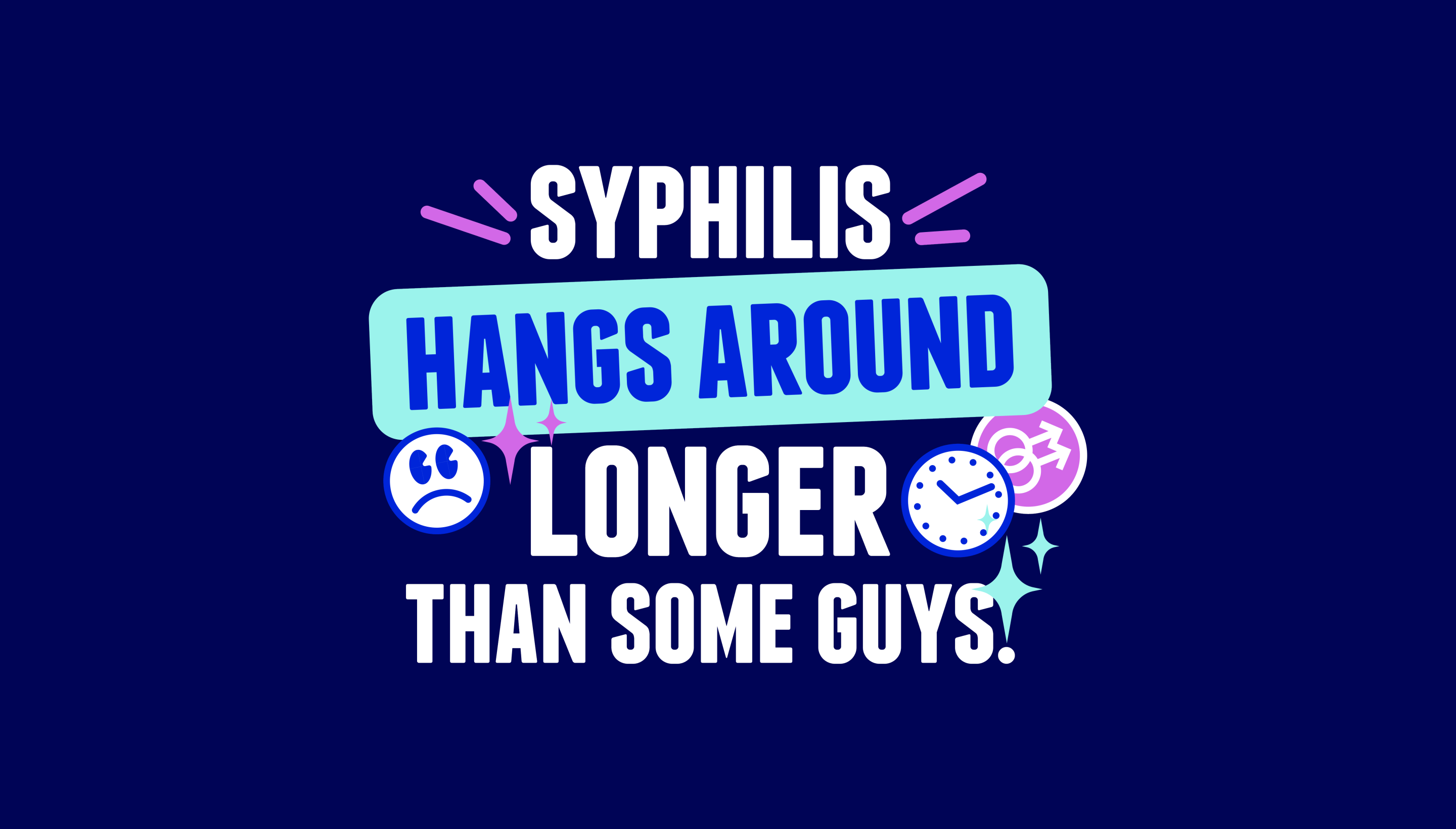 Don't fool around with syphilis